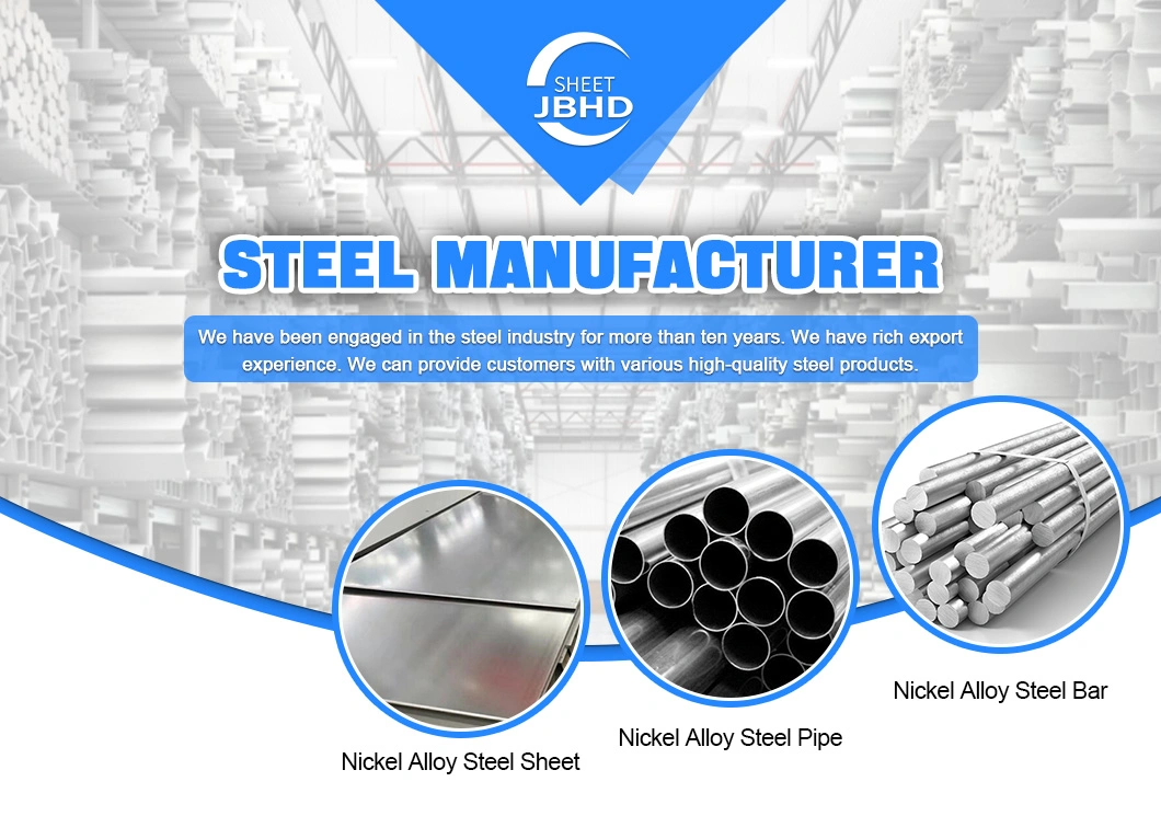 Steel Nickel Alloy Monel400 Inconel600/625/825 Nickel Alloy Welded Pipes Manufacture